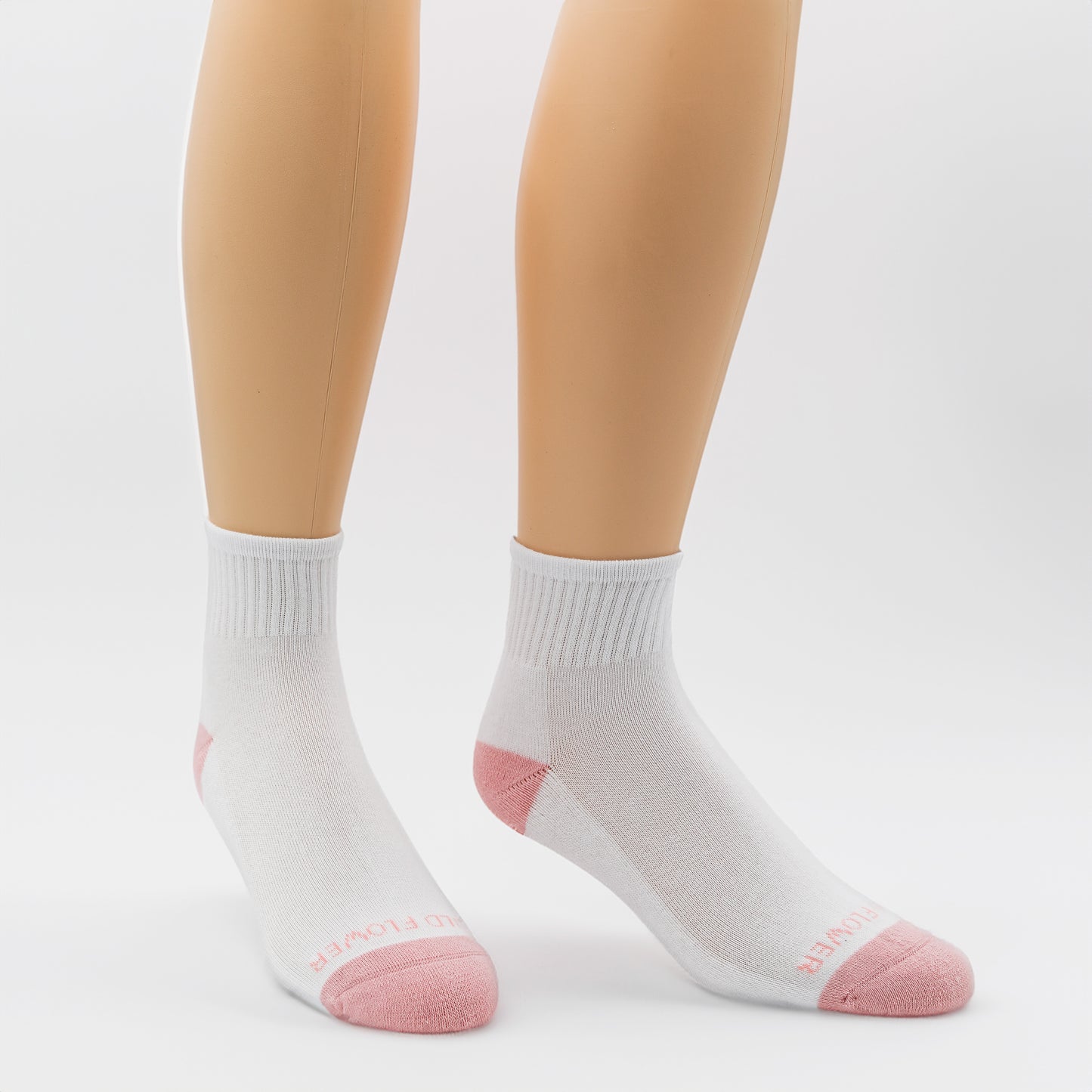 3-Pack Ladies Medium Weight Quarter Socks