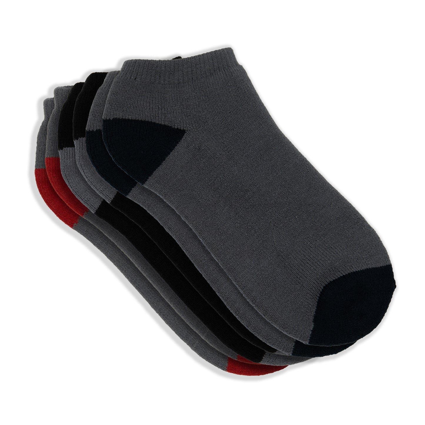 Men’s Colored Heel & Toe Low Cut Heat Socks