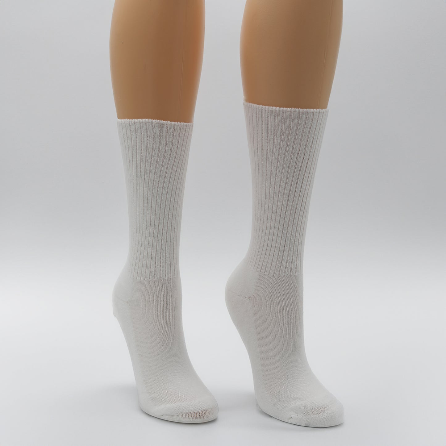 3-Pack Ladies Extra Wide Diabetic Crew Socks