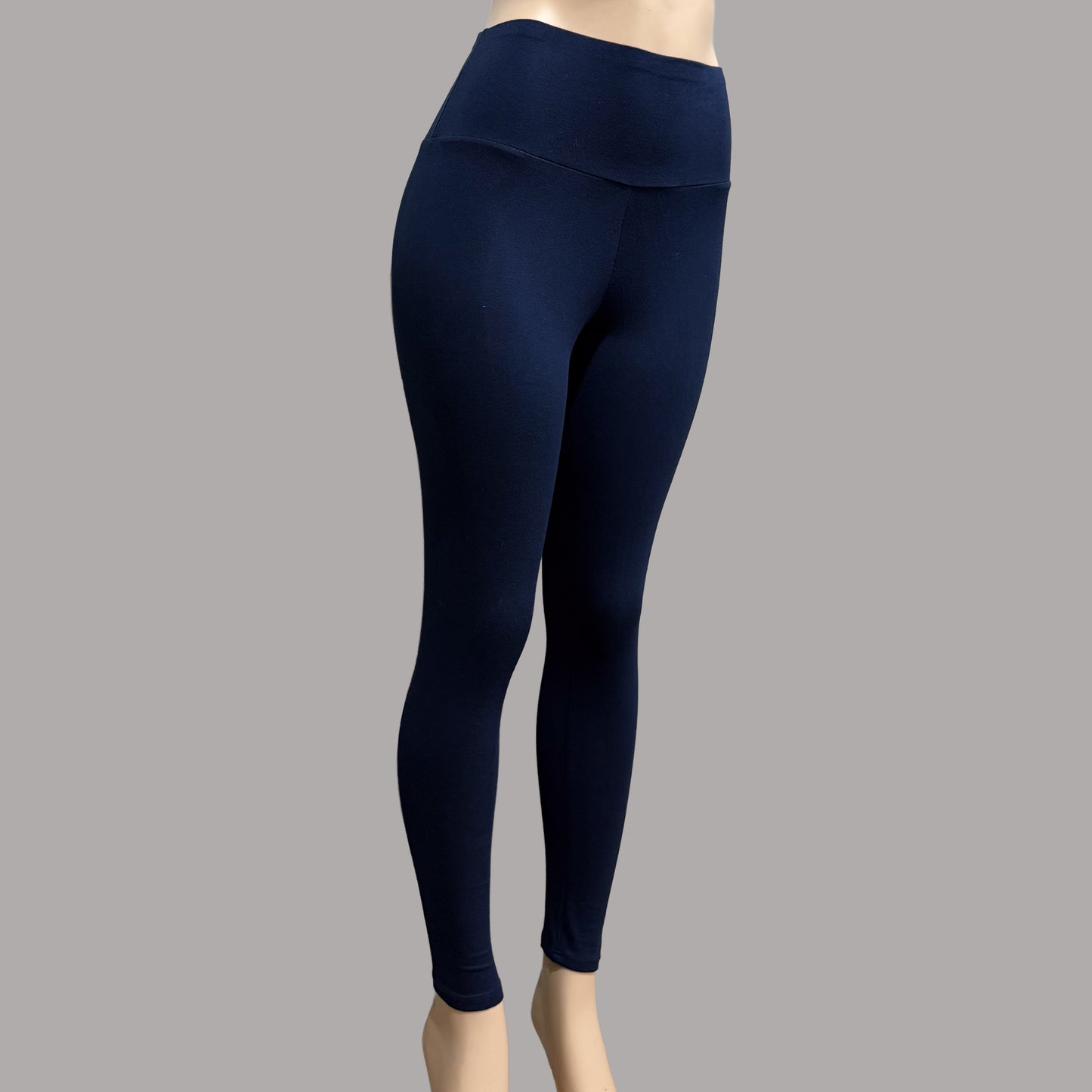 Ladies High Waisted Cotton Leggings