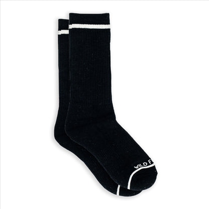 Ladies Wool Blend Sport Crew Socks