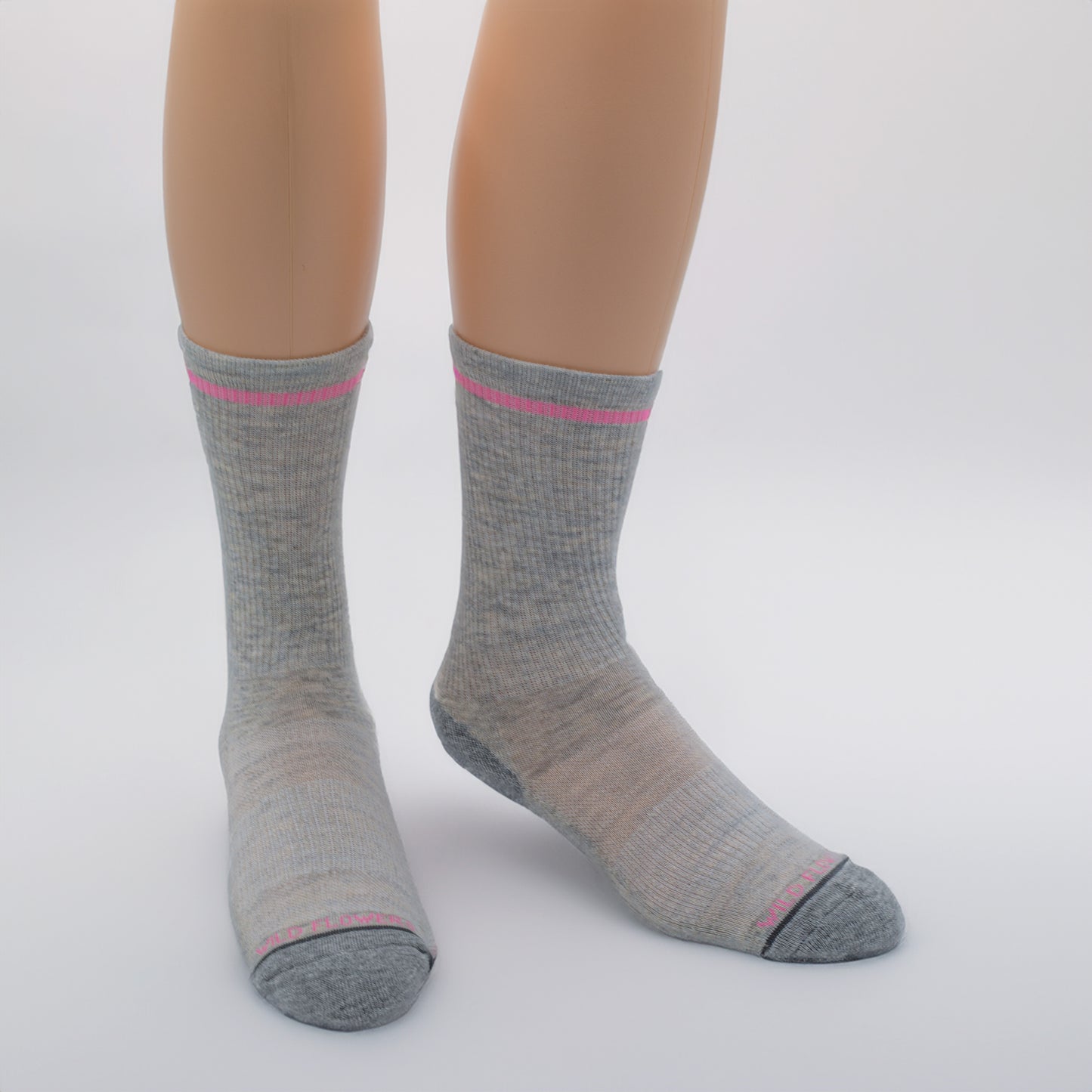 Ladies Wool Blend Sport Crew Socks
