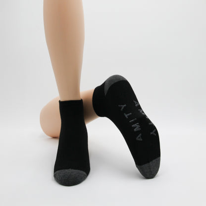 5-Pack Men's Non-Skid Low Cut Socks