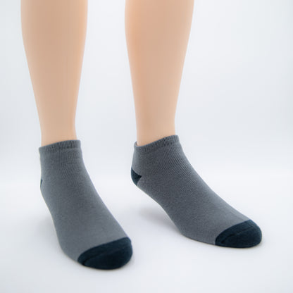 Men’s Colored Heel & Toe Low Cut Heat Socks