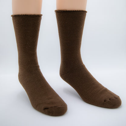 Men’s Solid Color Heat Crew Socks