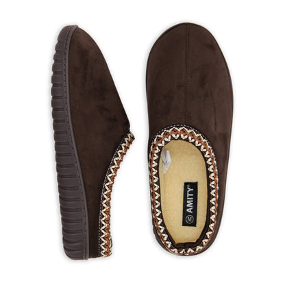 Men’s Sherpa-Lined Clog Slippers